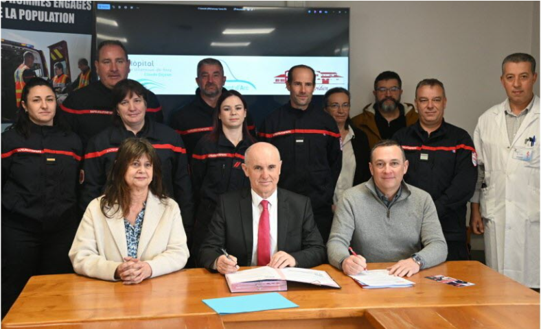 Signature d'une convention avec le SDIS