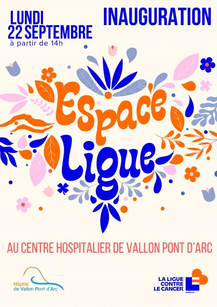 Inauguration d’un Espace Ligue contre le cancer à l’hôpital de Vallon Pont d’Arc !
