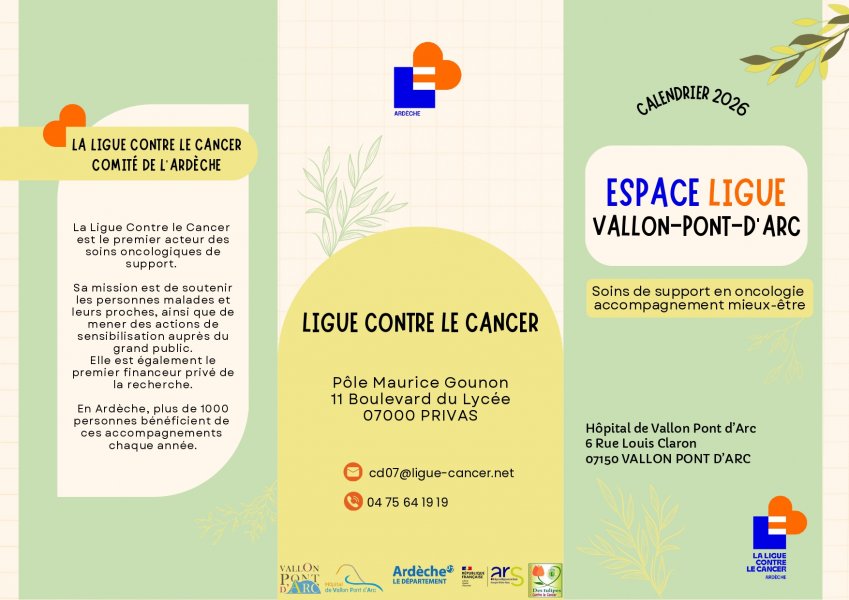 Espace Ligue -> Calendrier 2026